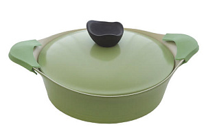 Жаровня с крышкой с 2-мя ручками Evergreen Frybest, 24 см 000000000001123585