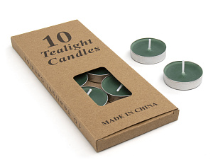 Набор свечей чайных 10шт 000000000001216435