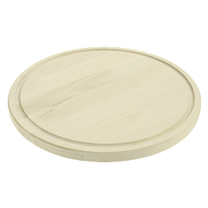 Доска разделочная 30х1,8см FACKELMANN круглая с кровостоком береза 000000000001206985