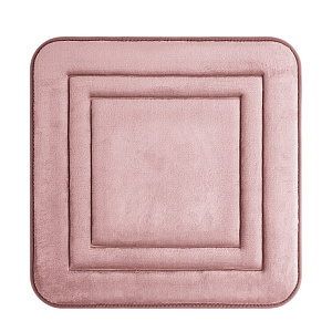 Коврик для туалета 50x50см DE'NASTIA Soft Collection memory лиловый полиэстер 000000000001215838