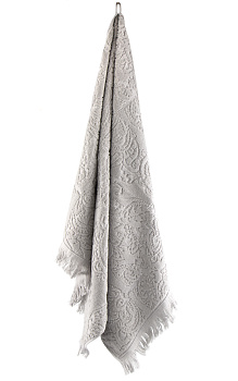 Полотенце махровое 70х130см LUCKY Пейсли светло-серый хлопок 100% 000000000001217023