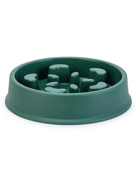 Миска для животных 400мл для медленного поедания корма микс полипропилен 000000000001229116