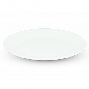 Тарелка десертная 20см ОБЩЕПИТ белый керамика 000000000001214391