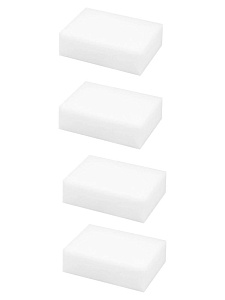 Губка меламиновая 10х7х3см 4 шт белая_ST 000000000001228722