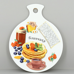 Подставка под горячее 20х15,6х0,5см LARANGE Блинчики фарфор 000000000001204447