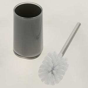 Щётка для унитаза DE'NASTIA трапеция серый пластик 000000000001200445