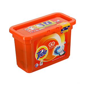 Жидкий стиральный порошок в растворимых капсулах Альпийская свежесть Tide P&G, 25.2г, 25 шт. 000000000001124603