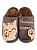 Туфли домашние-тапки р.42-43 LUCKY Коты коричневый полиэстер 000000000001187788