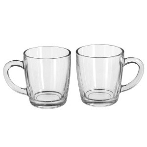 BASIC Набор кружек 2шт 350мл PASABAHCE стекло 000000000001061492