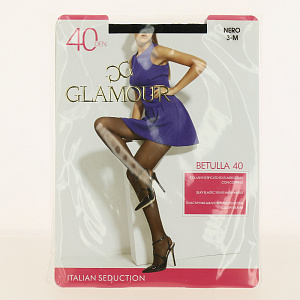 Женские колготки Betulla 40 Nero 3 Glamour 000000000001031115