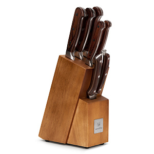 Набор ножей 7 предметов SERVITTA (5 ножей, ножницы, подставка) нержавеющая сталь Набор ножей 7 предметов SERVITTA (5 ножей, ножницы, подставка) нержавеющая сталь 000000000001219402