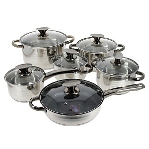 Набор посуды WELLBERG, 12 предметов 000000000001174227