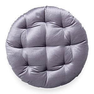 Подушка декоративная D40см DE'NASTIA бархатная универсальная лаванда 60%хлопок/40%вискоза P111200 000000000001205571