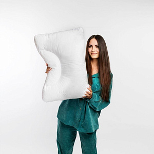 Анатомическая подушка с дугообразным валиком Familytex, 45х65 см 000000000001115138