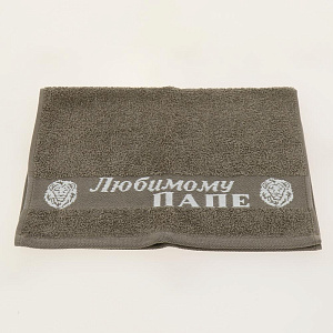 Полотенце махр. 33х50 Папе Сандал 100%хл,пл380г 000000000001183607