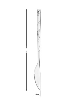 Набор столовых ножей 2шт LUCKY мраморная ручка нержавеющая сталь ABS пластик 000000000001210811