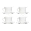Набор кофейный 8 предметов FORA (чашка 190мл-4шт/блюдце 13,8см-4шт) W-8Z 000000000001223453