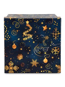 Коробка подарочная 17х17х17см НОЧНЫЕ ГРЕЗЫ куб 000000000001228420