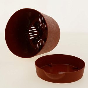 Горшок для цветов 2л FORA с поддоном терракот пластик Горшок для цветов 2л FORA с поддоном терракот пластик 000000000001176151