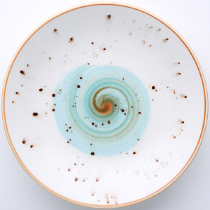 Тарелка суповая 19см TULU PORSELEN Galaxy milky/mint фарфор 000000000001212288