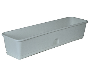 Ящик с поддоном для рассады и цветов 600*150*120 Оснащен отверстием для нижнего полива белый C0507 пластик Ящик с поддоном для рассады и цветов 600*150*120 Оснащен отверстием для нижнего полива белый C0507 пластик 000000000001182774