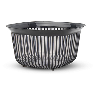 Миска 4л 25х25х14см квадратная двухцветная в ассортименте пластик 000000000001226460