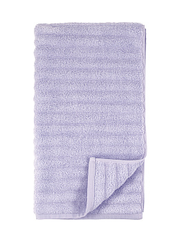 Полотенце махровое 70x130см DE'NASTIA Узкая Волна 500гр лавандовый хлопок 000000000001194307