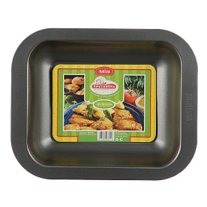 Противень для запекания с антипригарным покрытием Matissa, 28х22,7х5 см, сталь 000000000001062962