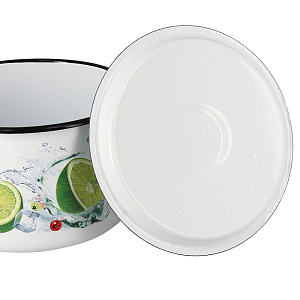 Набор посуды 4 предмета СТАЛЬЭМАЛЬ Вологда №142 цилиндрическая форма эмалированная сталь 000000000001128567