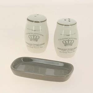 Набор для специй 11,3x6,9x7,8см Кантри китчен Доломит M56084 000000000001195619