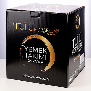 Набор столовой посуды 24 предмета TULU PORSELEN Deniz KHAKI фарфор 000000000001210098