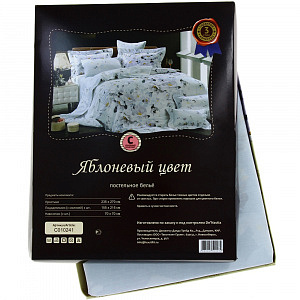 КПБ сем Бязь Люкс Яблоневый цвет (2 под 155x205, Пр 235x270, 2 Нав-ки 70x70) 000000000001101160