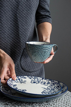 Тарелка десертная 21,4см ND PLAY Орнамент фарфор 000000000001210965