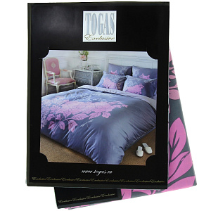 Комплект постельного белья TOGAS Флоранс, хлопок/ сатин, 1,5- спальный,  30.07.31.0059 000000000001027603