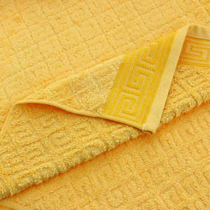 Полотенце Меандр  70х130 см, ваниль, 70% бамбук 30% хлопок 000000000001106186