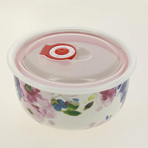 Набор салатников 2шт 280мл/540мл BALSFORD Цветение пластиковая крышка фарфор 000000000001205657
