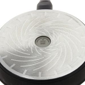 Сковорода Гриль 26см НЕВА МЕТАЛЛ ПОСУДА Ферра индукция съемная ручка алюминий 000000000001169024