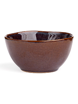 Салатник 14см LUCKY Крафтовая фиолетовый керамика 000000000001211780