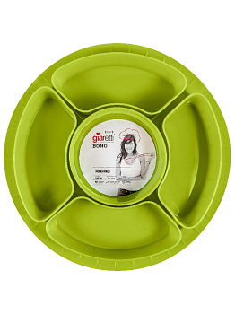 Менажница пластик D310*40мм оливковая роща Bono GR1820ОЛ 000000000001197195