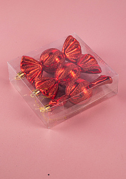 Набор декоративных украшений КонфеткаПосуда Центр, 11 см, 3 шт. 000000000001161796