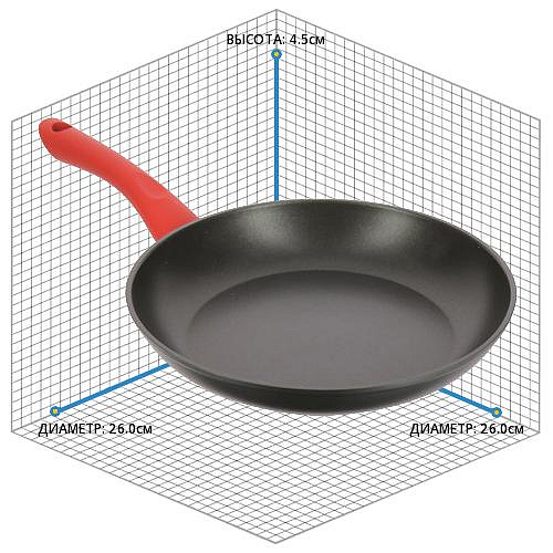 Сковорода Granate Pyrex, 26 см 000000000001120312
