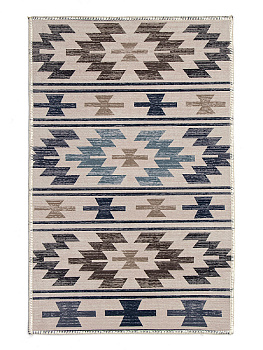 Коврик придверный 40x60см LUCKY Этнос серый/бежевый полиэстер 000000000001200451