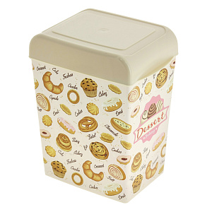 Контейнер для сыпучих продуктов Бытпласт, 10.8x14.8x18.3 см 000000000001170173