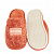 Туфли домашние-тапки р.42-43 LUCKY оранжевый шерпа полиэстер 000000000001214558