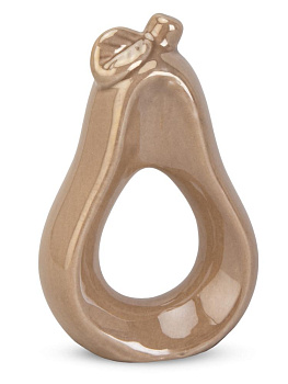 Фигура декоративная 12см Груша коричневый керамика 000000000001224040