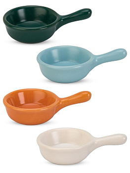 Соусник 10х6х2,5см в ассортименте керамика 000000000001228501