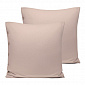 Наволочки 2шт 70x70см DE'NASTIA светло-коричневые бязь 100%хлопок
