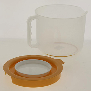 Емкость для миксера 2л ПОЛИМЕРБЫТ с крышкой пластик 000000000001059439