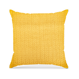 Наволочка декоративная 40х40см LUCKY WOVEN SGE-GRETA желтый хлопок 000000000001218024