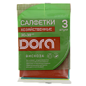 Набор салфеток 3шт 30х38см DORA вискоза 000000000001207346